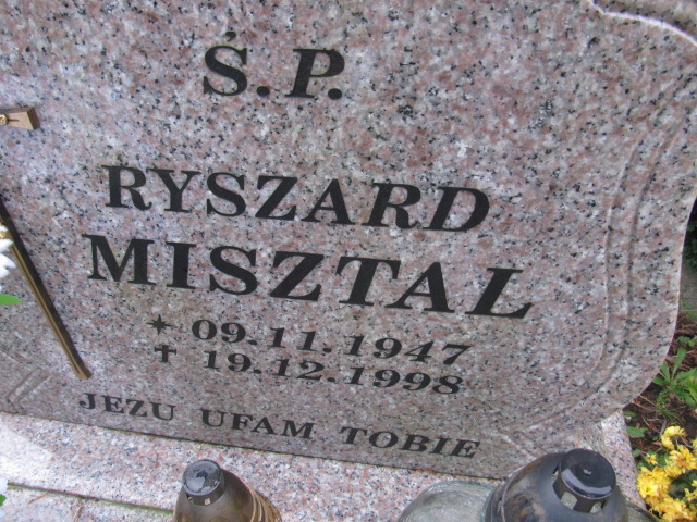 Ryszard MISZTAL 1947 Słupsk - Grobonet - Wyszukiwarka osób pochowanych