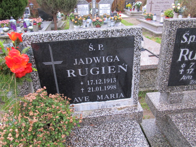 Jadwiga RUGIEŃ 1913 Słupsk - Grobonet - Wyszukiwarka osób pochowanych