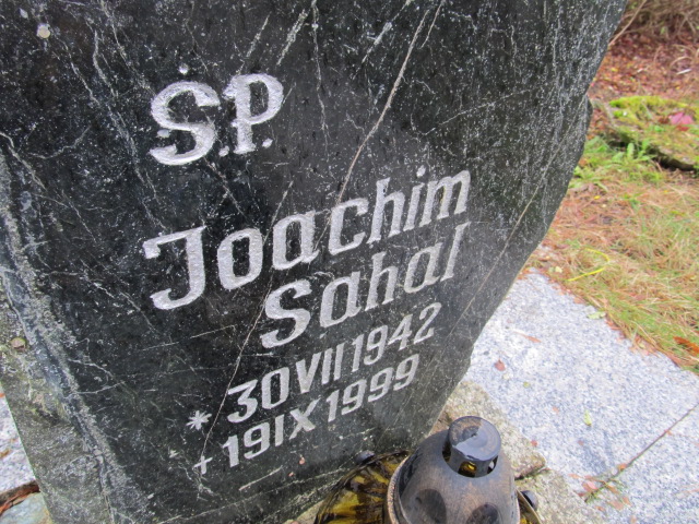 Joachim SAHAL 1942 Słupsk - Grobonet - Wyszukiwarka osób pochowanych