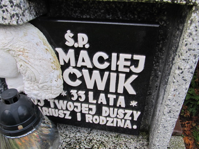 Maciej ĆWIK 1966 Słupsk - Grobonet - Wyszukiwarka osób pochowanych