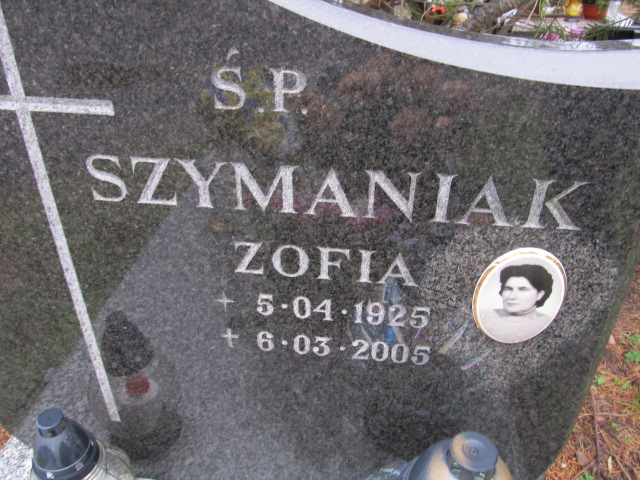 Zofia SZYMANIAK 1925 Słupsk - Grobonet - Wyszukiwarka osób pochowanych