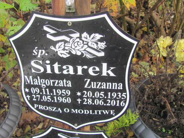 Zuzanna SITAREK 1935 Słupsk - Grobonet - Wyszukiwarka osób pochowanych