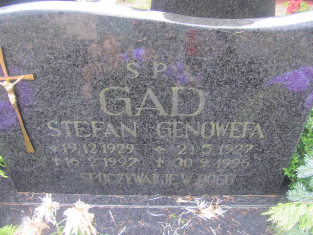 Stefan GAD 1929 Słupsk - Grobonet - Wyszukiwarka osób pochowanych