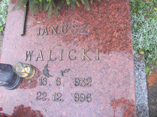 Janusz WALICKI 1932 Słupsk - Grobonet - Wyszukiwarka osób pochowanych