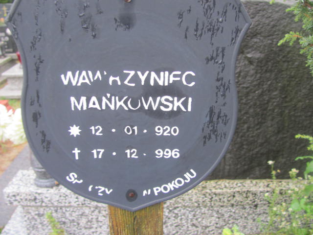 Wawrzyniec MAŃKOWSKI 1920 Słupsk - Grobonet - Wyszukiwarka osób pochowanych