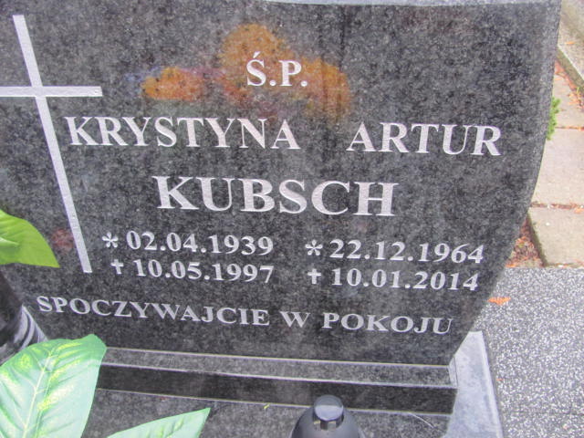 Artur KUBSCH 1964 Słupsk - Grobonet - Wyszukiwarka osób pochowanych