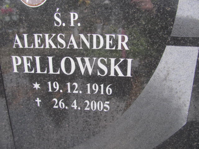 Aleksander PELLOWSKI 1916 Słupsk - Grobonet - Wyszukiwarka osób pochowanych
