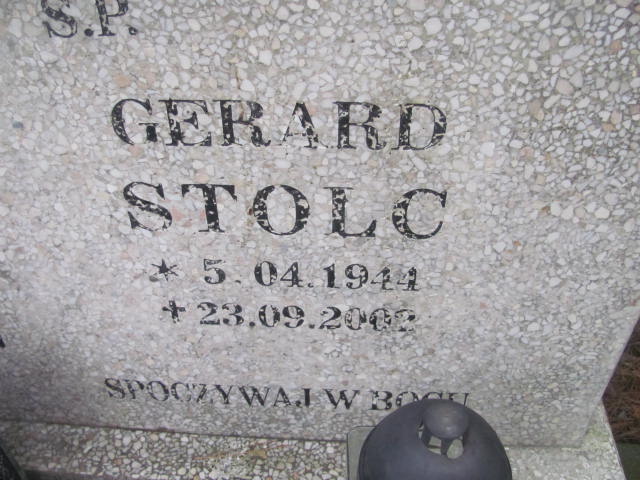 Gerard STOLC 1944 Słupsk - Grobonet - Wyszukiwarka osób pochowanych