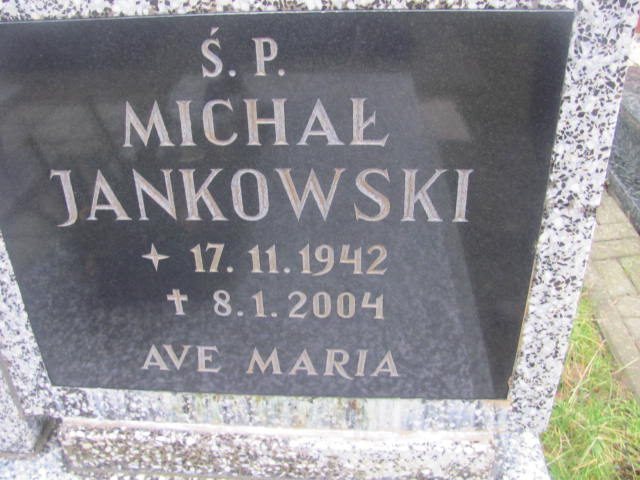 Michał JANKOWSKI 1942 Słupsk - Grobonet - Wyszukiwarka osób pochowanych