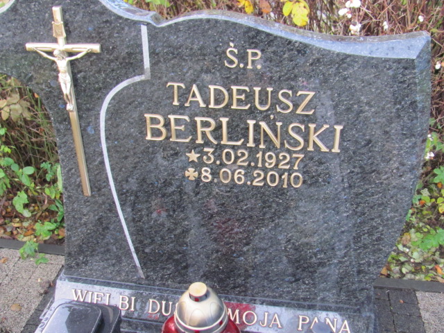Anna BERLIŃSKA 1935 Słupsk - Grobonet - Wyszukiwarka osób pochowanych