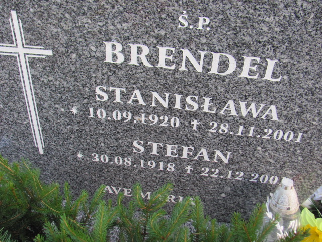 Stefan BRENDEL 1918 Słupsk - Grobonet - Wyszukiwarka osób pochowanych