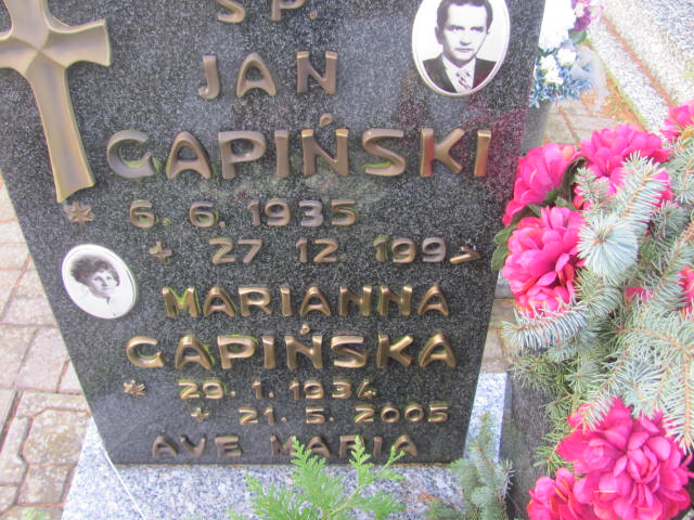 Marianna GAPIŃSKA 1933 Słupsk - Grobonet - Wyszukiwarka osób pochowanych