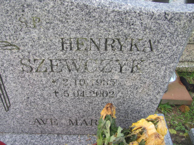 Henryka SZEWCZYK 1935 Słupsk - Grobonet - Wyszukiwarka osób pochowanych