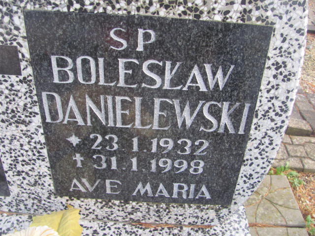 Bolesław DANIELEWSKI 1932 Słupsk - Grobonet - Wyszukiwarka osób pochowanych