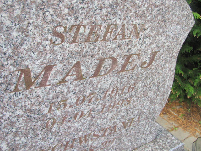 Stefan MADEJ 1916 Słupsk - Grobonet - Wyszukiwarka osób pochowanych