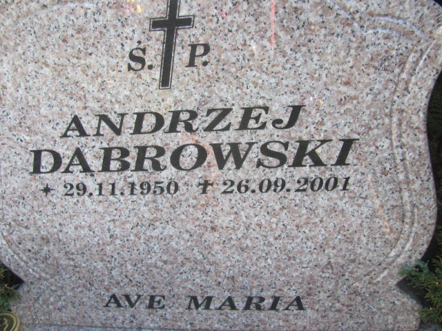 Marek DĄBROWSKI 1984 Słupsk - Grobonet - Wyszukiwarka osób pochowanych
