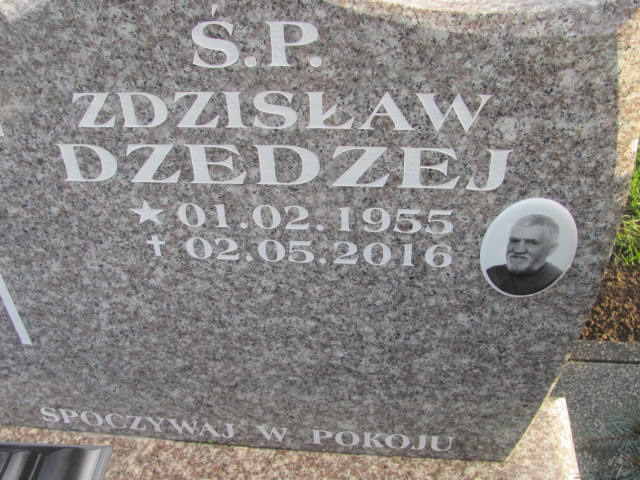 Zdzisław DZEDZEJ 1955 Słupsk - Grobonet - Wyszukiwarka osób pochowanych