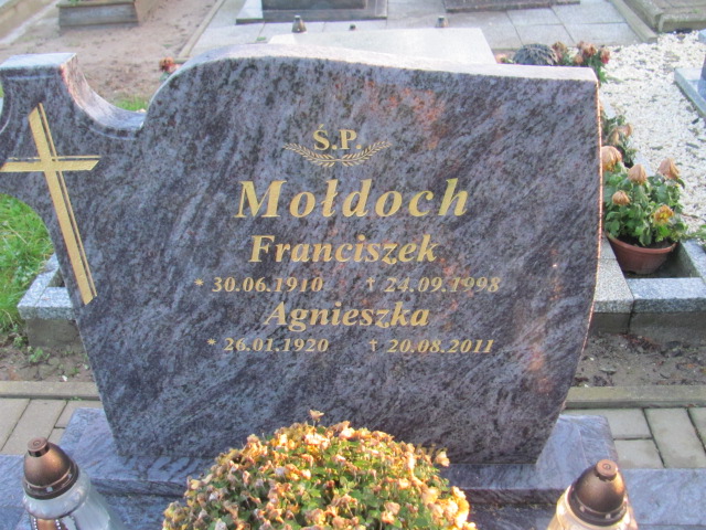 Franciszek MOŁDOCH 1910 Słupsk - Grobonet - Wyszukiwarka osób pochowanych