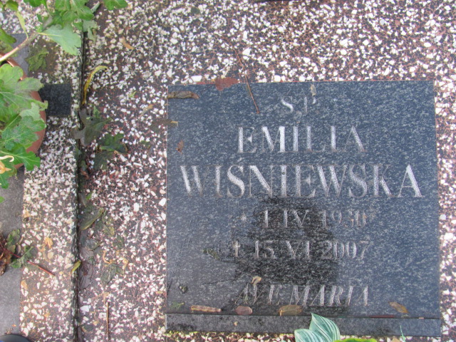 Emilia WIŚNIEWSKA 1930 Słupsk - Grobonet - Wyszukiwarka osób pochowanych