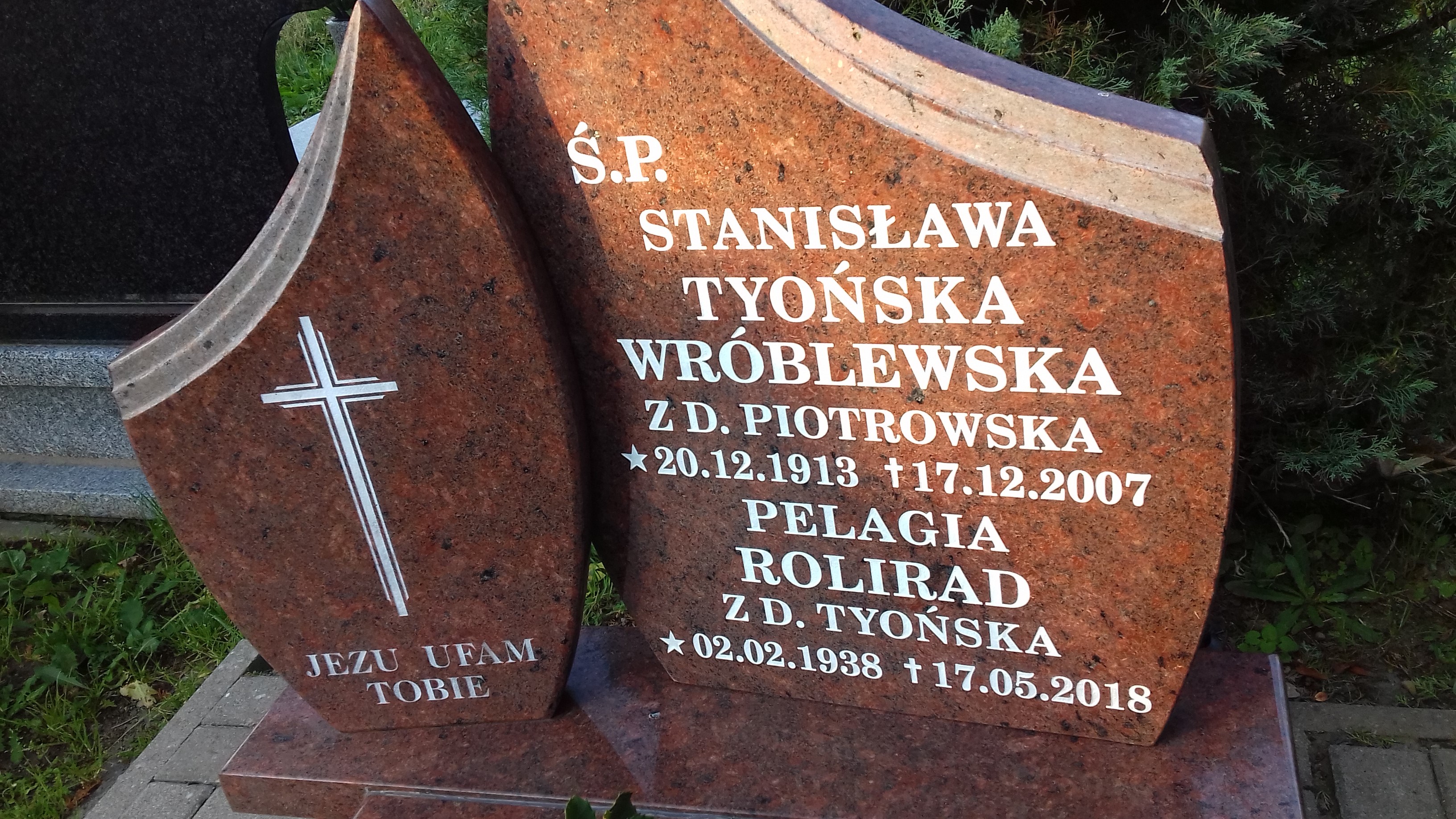 Stanisława TYOŃSKA WRÓBLEWSKA 1913 Słupsk - Grobonet - Wyszukiwarka osób pochowanych