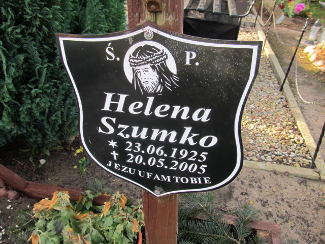 Helena SZUMKO 1925 Słupsk - Grobonet - Wyszukiwarka osób pochowanych