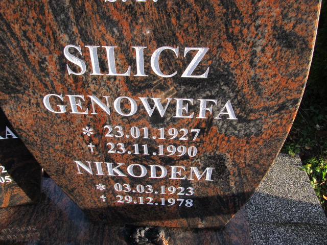 Genowefa SILICZ 1927 Słupsk - Grobonet - Wyszukiwarka osób pochowanych