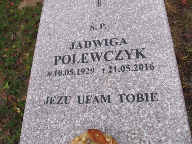 Jadwiga POLEWCZYK 1929 Słupsk - Grobonet - Wyszukiwarka osób pochowanych