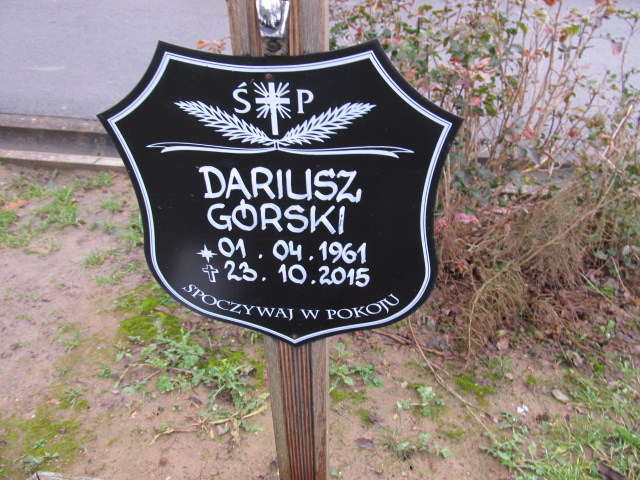 Dariusz GÓRSKI 1961 Słupsk - Grobonet - Wyszukiwarka osób pochowanych