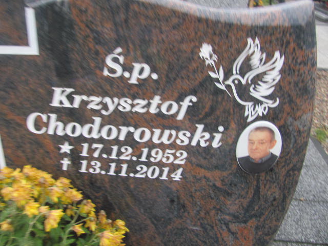 Krzysztof CHODOROWSKI 1952 Słupsk - Grobonet - Wyszukiwarka osób pochowanych