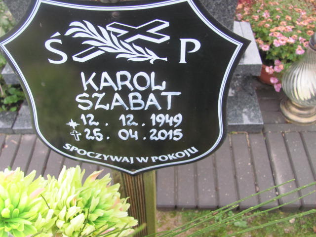 Karol SZABAT 1949 Słupsk - Grobonet - Wyszukiwarka osób pochowanych