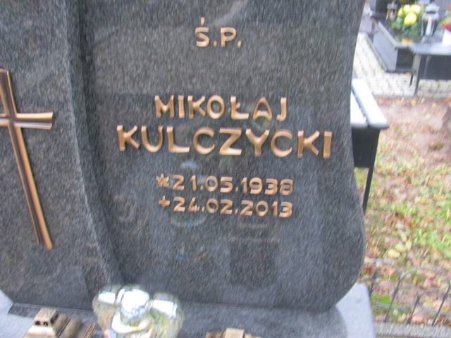 Mikołaj KULCZYCKI 1938 Słupsk - Grobonet - Wyszukiwarka osób pochowanych