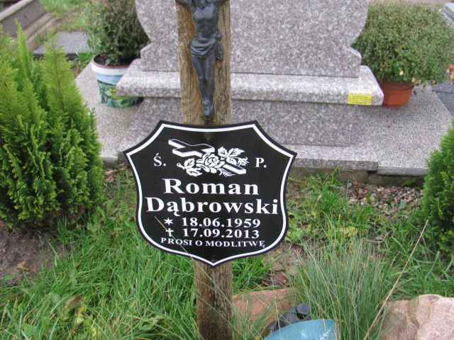 Roman DĄBROWSKI 1959 Słupsk - Grobonet - Wyszukiwarka osób pochowanych