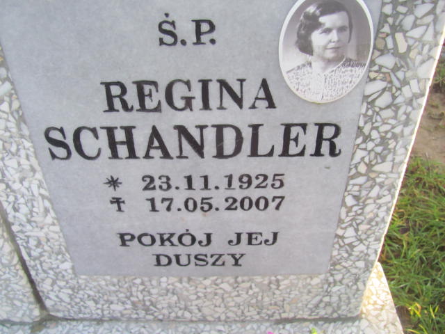 Regina SCHANDLER 1925 Słupsk - Grobonet - Wyszukiwarka osób pochowanych