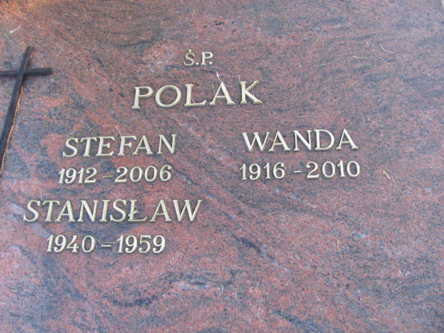 Wanda POLAK 1916 Słupsk - Grobonet - Wyszukiwarka osób pochowanych