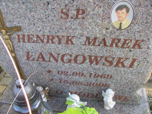 Henryk Marek ŁANGOWSKI 1969 Słupsk - Grobonet - Wyszukiwarka osób pochowanych