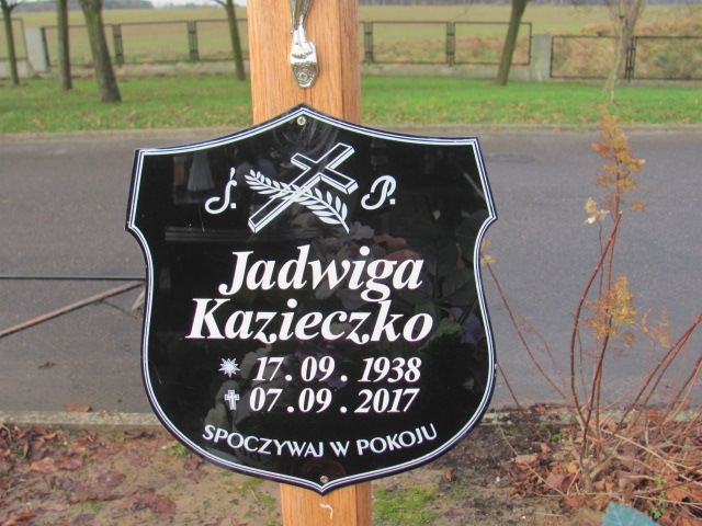 Jadwiga KAZIECZKO 1938 Słupsk - Grobonet - Wyszukiwarka osób pochowanych