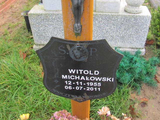 Witold MICHAŁOWSKI 1955 Słupsk - Grobonet - Wyszukiwarka osób pochowanych