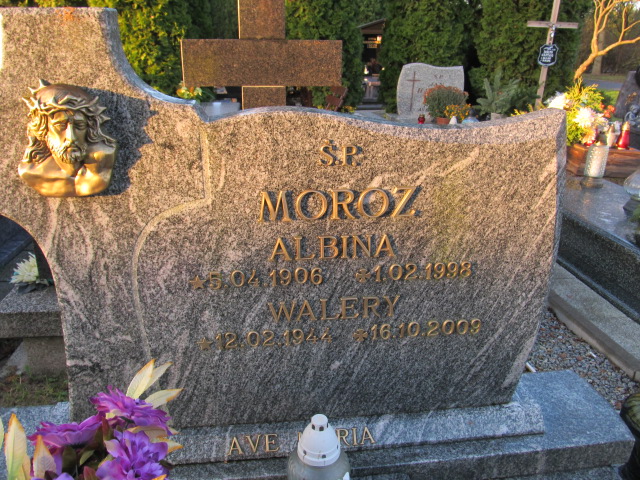 Albina MOROZ 1906 Słupsk - Grobonet - Wyszukiwarka osób pochowanych