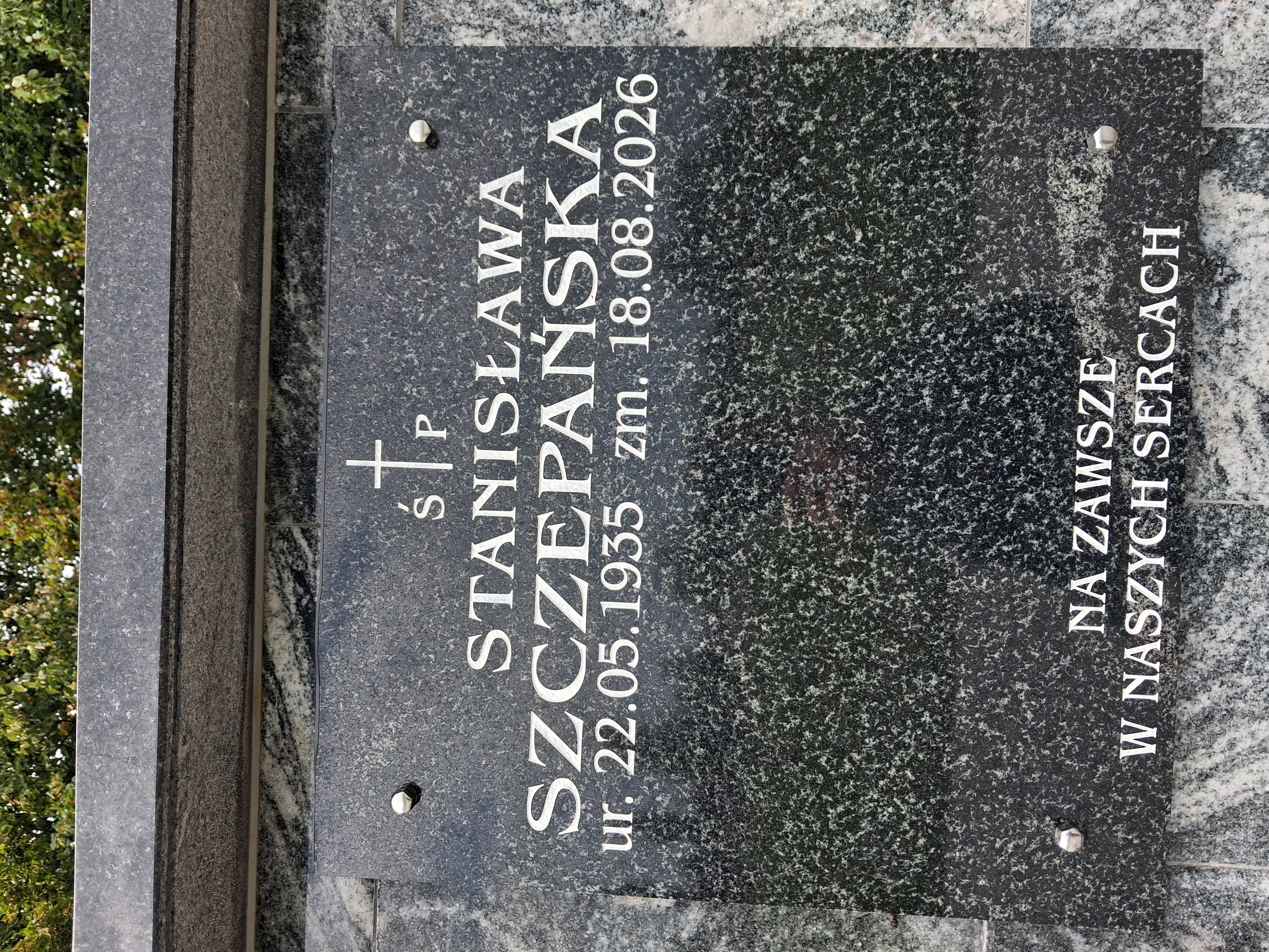 Stanisława SZCZEPAŃSKA 1935 Słupsk - Grobonet - Wyszukiwarka osób pochowanych