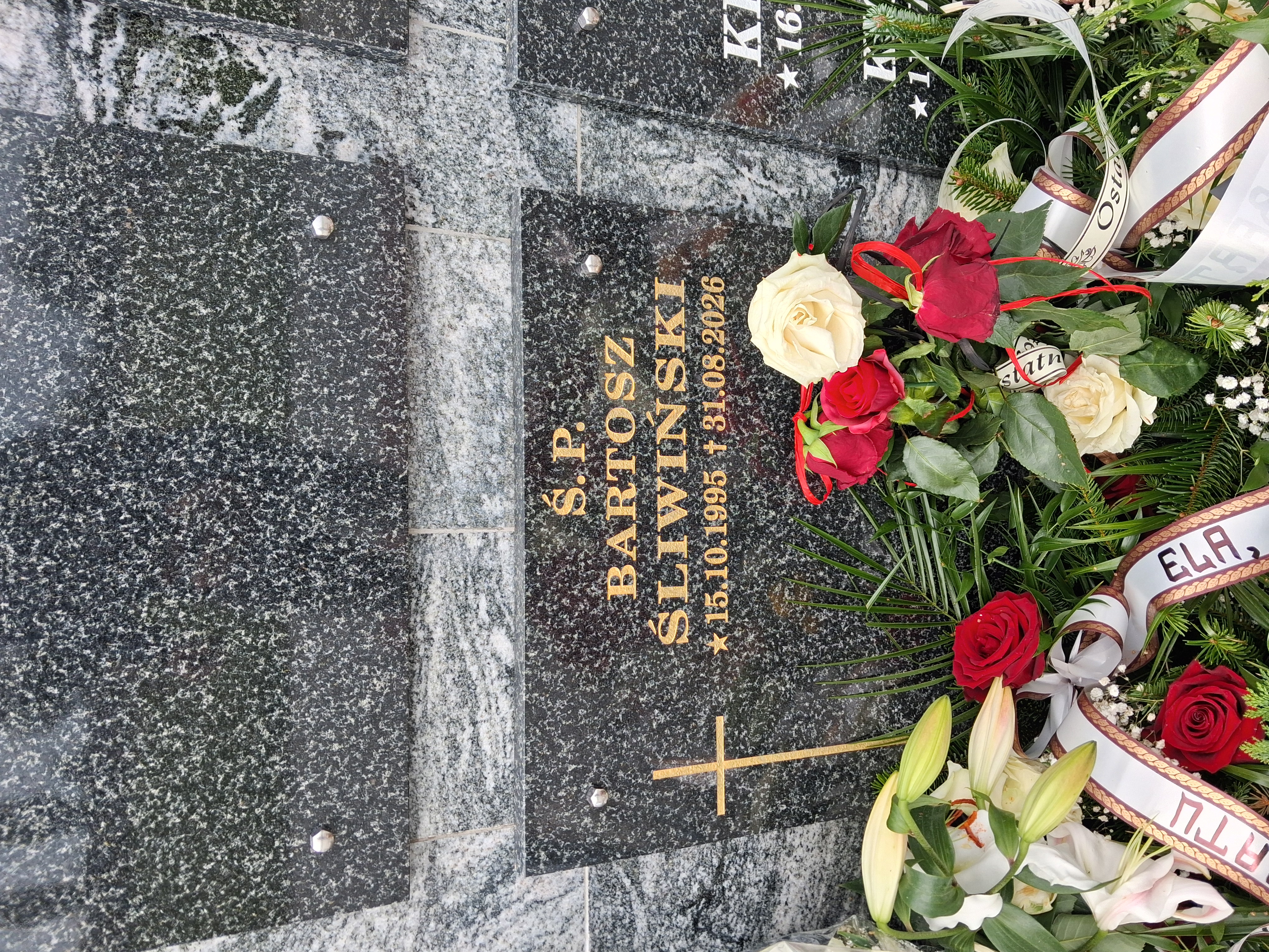 Bartosz ŚLIWIŃSKI 1995 Słupsk - Grobonet - Wyszukiwarka osób pochowanych